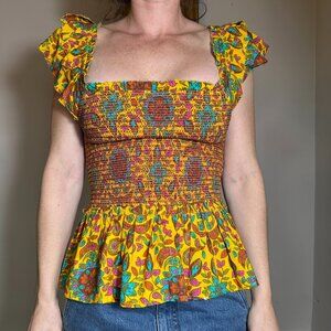 House of Harlowe 1960 Gorgeous Scrunched Top Size Small